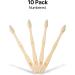 Sea Turtle Plant-Based Bamboo Toothbrushes - Individually Sealed 10 Pack for Adults - Buy Online on GoSupps.com