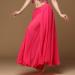 Wuchieal Women's Belly Dance Costume Chiffon Skirt - Dark Pink One Size - Buy Online on GoSupps.com