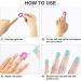 52-Piece U-Shape Nail Polish Protectors & Clips - Professional Manicure Tool for Nail Art Painting & Stamping - Buy Online on GoSupps.com