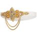 Ro Rox 1920s Ida Jeweled Headbands for Women Roaring 20s Crystal Headband for Vintage Parties Prom Weddings Everyday Life Boho Flapper Head Jewelry for Women Gold