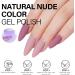 AILLSA Nude Pink Gel Nail Polish Set White Light Pink Mauve Gel Polish with Base and Top Coat Rose Pink Fall Winter Nail Polish Gel Neutral Soak Off U V Starter Kit Gifts French Nail Manicure Salon A7-pink Purple - Buy Online on GoSupps.com