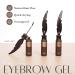 Eyebrow Gel with Feather Brush - Long-Lasting Smudge-Proof Formula for Perfect Natural Brows - 5ML Dark Gray - Buy Online on GoSupps.com