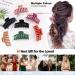 Fesiter 7 PCS Big Hair Claw Clips 4.3 Inch Nonslip Jaw Clips for Women Strong Hold Large Hair Barrette Clamps for Thick Hair - Buy Online on GoSupps.com