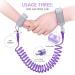 Accmor Toddler Harness Leash + Children Anti Lost Wrist Link 3 in 1 - Purple Butterfly Harness for Baby Girls - Buy Online on GoSupps.com