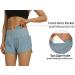 Kcutteyg Women's High Waisted Running Shorts with Liner - X-Large Denim Blue - Buy Online on GoSupps.com