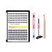 Buy 10mm & 12mm Mixed 12mm-14mm Russian Volume Mink Eyelash Extensions - 20D Cluster Lashes for Natural Makeup - Buy Online on GoSupps.com