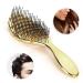 Professional Hairdressing Styling Comb for Long Curly Hair - Golden Oil Head Comb for Home & Party Use - Buy Online on GoSupps.com