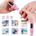Flexible Nail Practice Hand Kit with Nail Drill, Dryer Lamp & Acrylic Powder - Beginner's Fake Nail Training Set - Buy Online on GoSupps.com