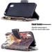Miago Huawei Y5 2019 Leather Wallet Case - Colorful 9 Card Slots Elephant Flower Design Protective ZIP Flip Shell - Buy Online on GoSupps.com