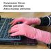 Arthritis Compression Gloves for Women - Soft Cotton Warm Fingerless Gloves - Buy Online on GoSupps.com