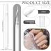 Blulu French Manicure White Tip Pen - 4 Pcs Nail Art Set for Women | DIY Pedicure & Traditional Nail Polish | International Shipping Available - Buy Online on GoSupps.com
