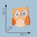 Clever Kids Children's Wall Lamp | Handmade EU Quality Wood Night Light & Reading Lamp | E14 Owl Gray-Mint - Buy Online on GoSupps.com