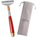 Large Extendable Back Scratcher - 61cm Wooden Handle 15 Tooth Massage Roller Stable Steel Claw - Premium Back Massage Device L-24 - Buy Online on GoSupps.com