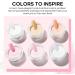 AIMEILI 6 x 10g Acrylic Powder Set - Clear Nude Pink Acrylic Nail Application for Extension, French Manicure, Nail Art - No Lamp Needed - Buy Online on GoSupps.com