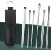 Ear Wax Removal Kit 6pcs Earwax Cleaner Tool Set Reusable Ear Cleaner with Storage Bag Stainless Steel Ear Wax Remover for Children & Adults - Buy Online on GoSupps.com