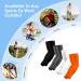 Feugoant Compression Arm Cups for Men & Women - UV Protection Cooling Sports Sleeves (4 Pairs) - Black White Gray Orange - Laundry Bag Included - Buy Online on GoSupps.com