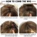 Short Brown Pixie Wig for Women - Layered Short Hair with Bangs, Natural Synthetic Fiber - Brown with Blonde Highlights - Buy Online on GoSupps.com