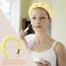 DOMMARE Headband For Washing Face Spa Bubble Skincare Set Makeup Skin Care Hair Head Band For Women Puffy Grwm Get Ready Hair Accessories Teen Girl Gifts Trendy Stuff(Bright Yellow) Cloth Bright Yellow - Buy Online on GoSupps.com
