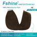 FSHINE Dark Brown Real Hair Extensions Tape - 50cm 50g 20 Pieces Remy Invisible Adhesive #4 Straight Hair Extensions - Buy Online on GoSupps.com