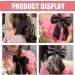Beaupretty Black Hair Bow Clips Satin Hair Bows Large Hair Bow Clips Big Bow Barrettes Bow Hair Clips Hair Bows for Women Girls for Christmas New Year Daily Wear - Buy Online on GoSupps.com