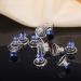 Uonlytech Light Blue Pearl Clip Hair Twists - 12PCS Rhinestone Spiral Hair Pins for Stunning Blue Hairstyles - Buy Online on GoSupps.com