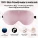 Buy eWish Zero Pressure Silk Sleep Mask - Adjustable Eye Shade for Ultimate Comfort | Blocks Light - Pink - Buy Online on GoSupps.com