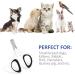 OneCut Pet Nail Clippers - Professional Cat & Kitten Claw Trimmers for Small Dogs- Black - Buy Online on GoSupps.com