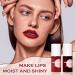 Buy 2PCS Lip Tint Stain Set - Velvet Lip Gloss Long Lasting Waterproof Liquid Lipstick for Lips & Cheeks - Moisturizing & Multipurpose International Shipping Available - Buy Online on GoSupps.com