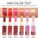 Wine Lip Tint Set - 6 Colors Glitter & Matte Lip Stain Kit for Long Lasting & Waterproof Liquor Bottle Lip Gloss - Non-Stick Silky Glossy Formula for Women - Buy Online on GoSupps.com