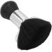 Qukaim Neck Dust Brush Hair Cutting Neck Dust Brush Ergonomic Black Face Neck Hair Dust Cleaning Brush for Home Salon - Buy Online on GoSupps.com