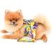 SMALLLEE_LUCKY_STORE Dog Floral Harness Dress with Leash Set Bow Puppy Princess Dress for Small Medium Dog Cat Girls Adjustable Pet Skirt with D-ring Female Dog Clothes Summer Apparel Purple XXL XXL purple - Buy Online on GoSupps.com