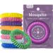 SoulSation Mosquito Repellent Bracelets, 15 Pack - DEET-Free, Individually Wrapped Bands