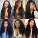 Brazilian Water Wave Lace Front Human Hair T-Part Wig 16 - Pre Plucked with Baby Hair, Deep Curly, 150% Density - For Black Women - Buy Online on GoSupps.com