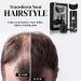 3-in-1 Hair Fiber Applicator Set - Natural Hair Building Fibers for Thinning Hair - Long-Lasting Thickening Spray for Crisp Hairlines - Beard Styling Accessory Included (Dark Brown) - Buy Online on GoSupps.com