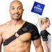 AireSupport Shoulder Compression Sleeve Brace  Adjustable Shoulder Support Sling for Men and Women  Support for Rotator Cuff, AC Joint, Labrum and Tendon  Includes Reusable Ice/Heat Pack