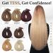 Tess Microring Extensions | 0.5g Remy Human Hair Loop Extensions | 100 Strands 55cm #2 Dark Brown - Buy Online on GoSupps.com