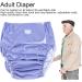 Buy Soft Adjustable Reusable Adult Diapers - Washable Fast-Drying Incontinence Care (Purple) - Buy Online on GoSupps.com