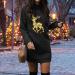 Hanxiulin Women's Christmas Elk Hooded Sweater Dress - Oversized Long Sleeve Jumper for Holiday Parties - Buy Online on GoSupps.com