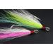 Bucktail Teasers Fishing Hooks | Saltwater Lures for Fluke Rig | 10pcs Pink Mylar Flash Jig Hooks - Buy Online on GoSupps.com