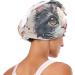 Super Absorbent Cat Flower Hair Towel 2 Pack - Quick Drying Hair Turbans for Women & Girls - Buy Online on GoSupps.com