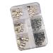 6 Grids Versatile Sparkling Flat Back Crystal Mini Art Rhinestones Collection Nail Decorative Accessories Nail Art Rhinestones Kit Flatback Crystals