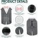 Kuoser Dog Smoking Suit & Bandana Set | Formal Pet Clothes for Dogs | Wedding Halloween & Birthday Party Costume in Gray (S-XXL) - Buy Online on GoSupps.com