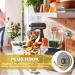 Fanelod Plug-In Cable Holder | Self-Adhesive Toothbrush & Razor Organizer | Versatile Hooks for Kitchen & Bathroom | Translucent Gray - Buy Online on GoSupps.com