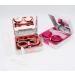 Marble Travel Contact Lens Case Set with Mirror and Accessories - Rose Gold+Rose (2 PCS) - Buy Online on GoSupps.com