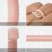 ThunderFit Super Thin Stackable Silicone Wedding Bands - Black - 3mm Width - 1.5mm Thickness - Size 4.5-5 (15.7mm) - Buy Online on GoSupps.com