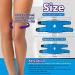 LAVAED Adjustable Non Slip Knee Brace with Side Stabilizers and Gel Pads - Open-Patella Compression Wrap for Knee Pain Relief in Sports and Workouts - Regular Size - Buy Online on GoSupps.com