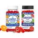 Lunakai USA Made Energy B12 & Creatine Monohydrate Gummies Bundle Daily Energy & Muscle Support 60 Non-GMO Gummies Each