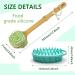 2 in 1 Bath Brush and Shampoo Brush for Shower - Dual-Sided Long Handle Back Scrubber and Body Exfoliator in Green - Buy Online on GoSupps.com