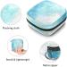 Blue-Green Gold Liquid Marble Sanitary Napkin Storage Bag | Portable Period & Menstrual Cup Holder for Women & Teen Girls - Buy Online on GoSupps.com