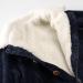 Volunboy Toddler Corduroy Sherpa Jacket | Fleece Lining | Button Down Coat for Baby Boys Girls | Blue, 12 Months - Buy Online on GoSupps.com